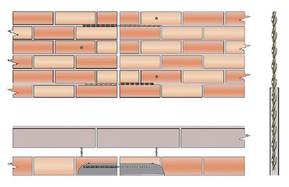 Dilatatie in halfsteens metselwerk uitvoeren met lintvoeg glijankers - MJ01