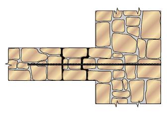 Herstel gescheurde binnen(scheiding) muur - RW05