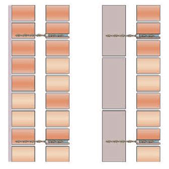 Spouwmuur verankering door middel van zelf tappende-lijm verankering - WT02